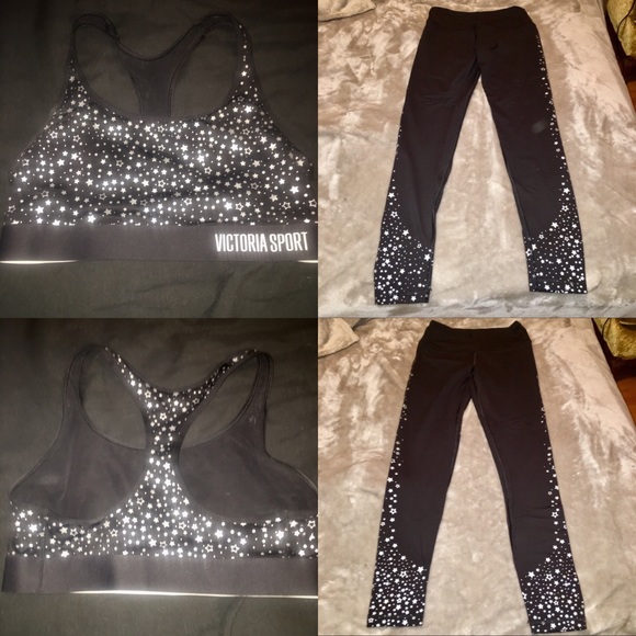 lululemon athletica Pants - Matching PINK Victoria Secret Sport Bra & Legging